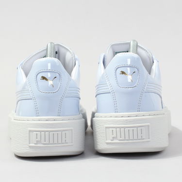 Sneakers og sko Puma Basket Platform Patent Wn's oatmeal - oatmeal Blå | 363314 02, 3