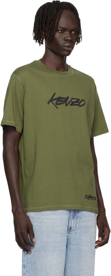 T-shirt KENZO Kenzo Paris Futura 2000 Edition Cotton T-Shirt Grøn | FF65TS2524SG, 1
