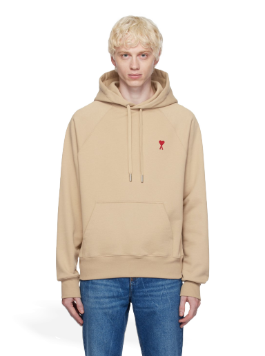 Sweatshirt AMI Hoodie Beige | USW205.747