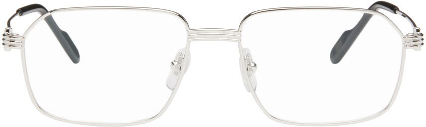 Solbriller Cartier Rectangular Glasses Grå | CT0445O-002, 0