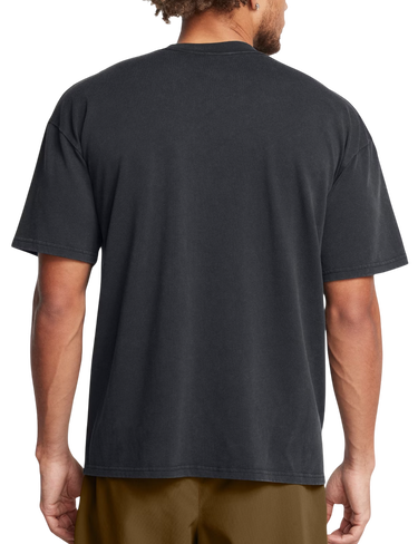 T-shirt Under Armour HW OS LOGO WASH T-Shirt Sort | 1389147-001, 1