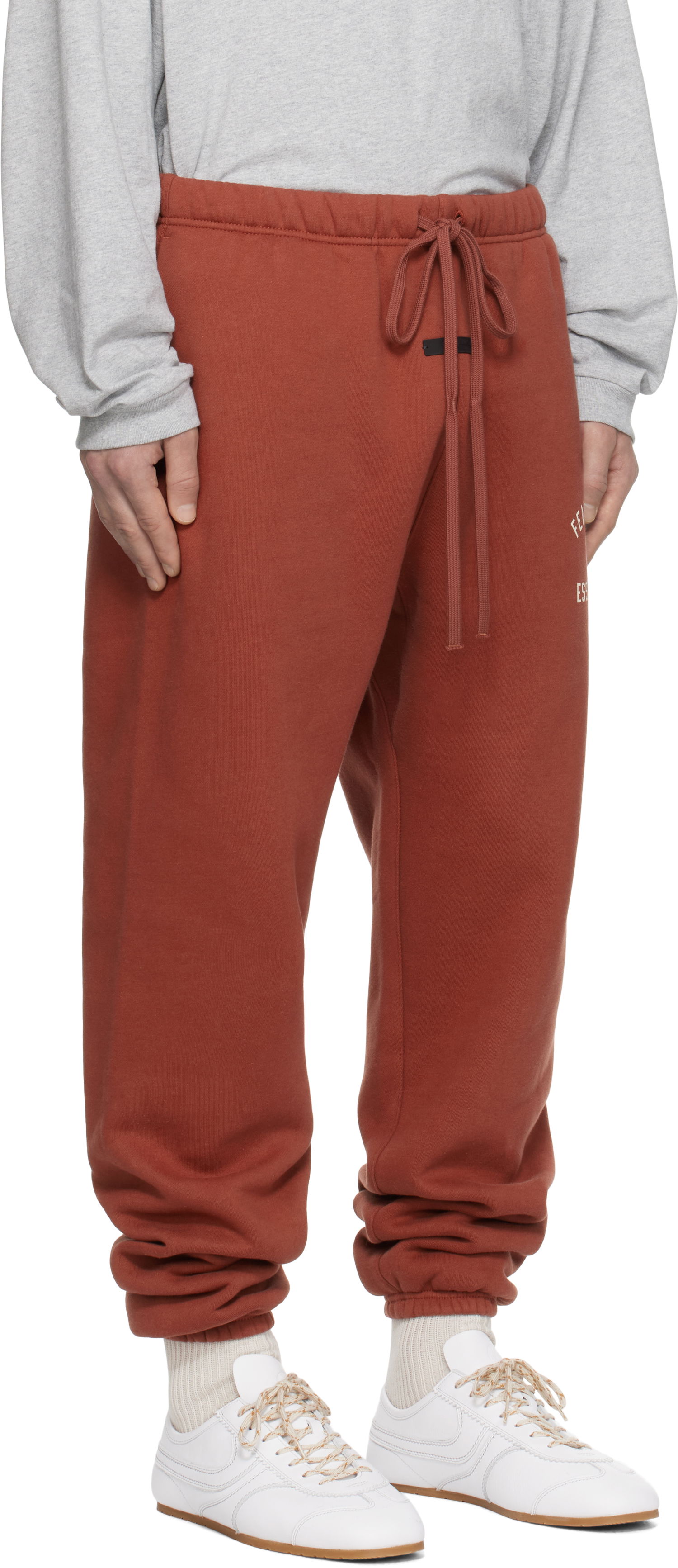 Joggingbukser Fear of God Fear of God ESSENTIALS Fleece Sweatpants Rød | 130HO242026F, 1