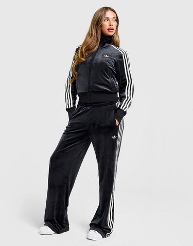 Træningsdragt adidas Originals Velvet Firebird Track Top Sort | KD3956, 4