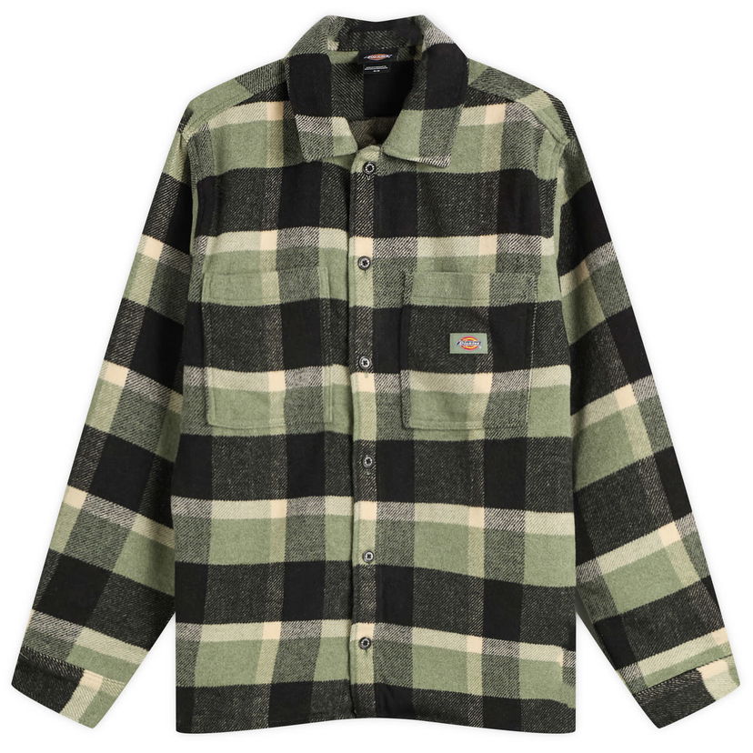 Skjorte Dickies Men's Plaid Coaling Shirt Grøn | DK0A4XZZL191