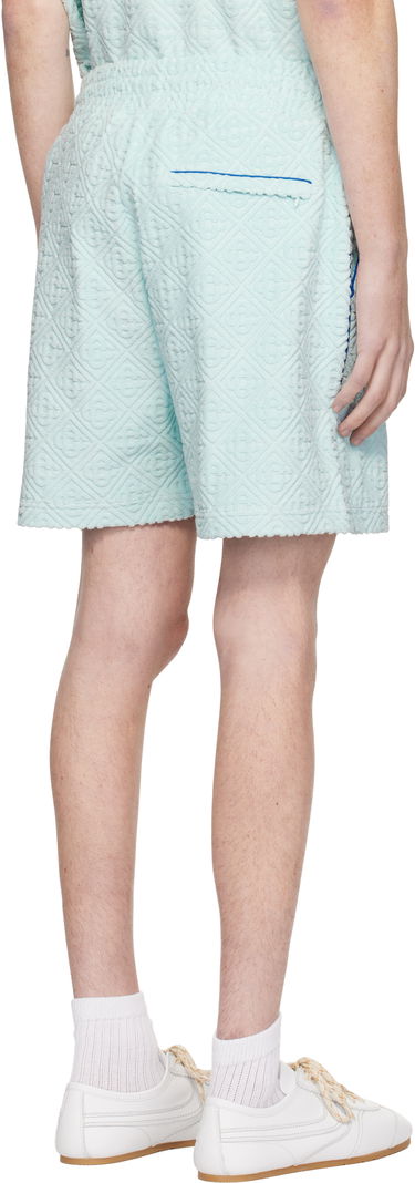 Shorts Casablanca Monogram Towelling Shorts Blå | MPS25-JTR-113-01, 2