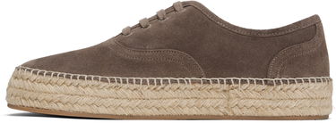 Tøj JW Anderson JW Anderson Lace-Front Platform Espadrilles Grå | SE0031-LA0240, 2