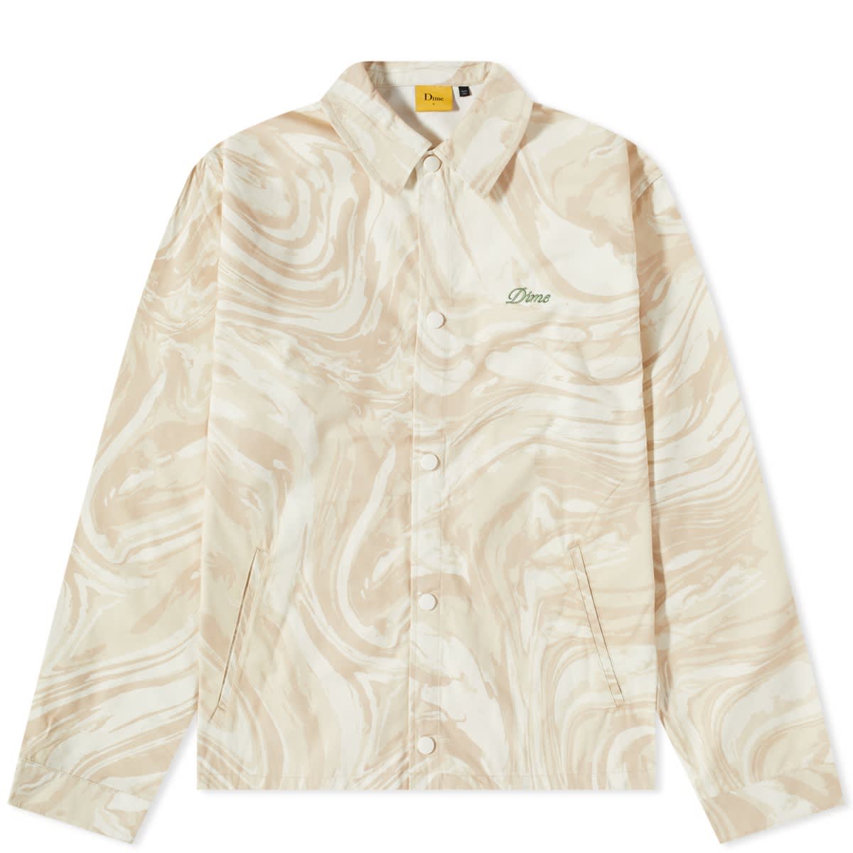 Jakke Dime Marble Coach Jacket Cream Beige | DIMESU232CRE, 0
