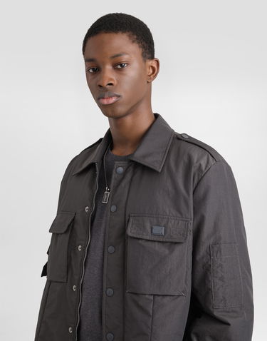 Jakke Dolce & Gabbana Dolce & Gabbana Technical Fabric Jacket Grå | G9BMITFUS28N0636, 3