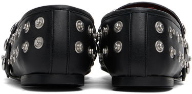 Sneakers og sko Stella McCartney Stella McCartney Ryder Popper-Studded Ballerina Flats Sort | 810473W1IL0, 1