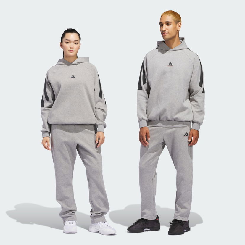 Sweatshirt adidas Performance Basketball Spacer Sweatpants Grå | JJ1562