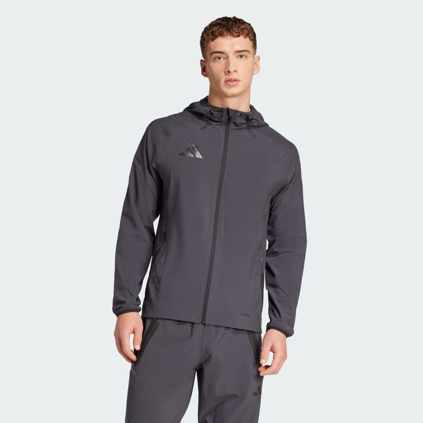 Vindjakke adidas Performance 25 Pro Vis Tech Travel Training Jacket Grå | JY0484