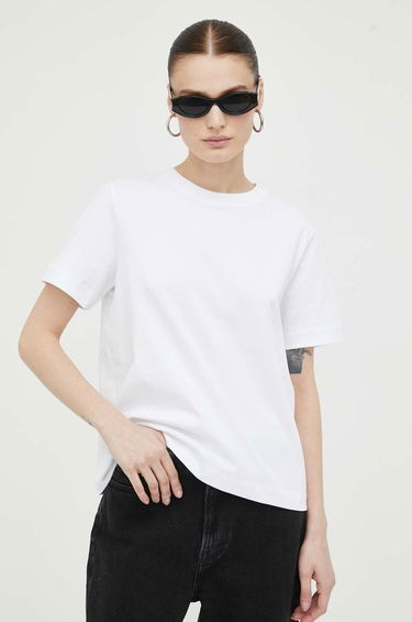 T-shirt Samsoe Samsoe Cotton Tee Hvid | F00012400, 0