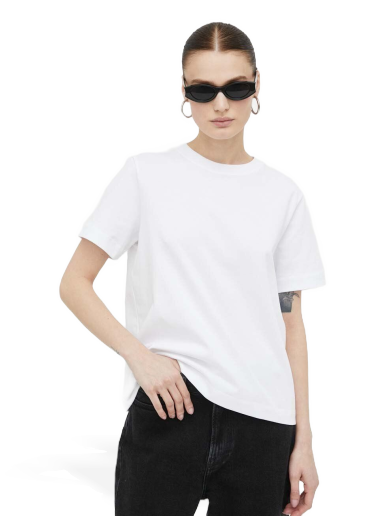T-shirt Samsoe Samsoe Cotton Tee Hvid | F00012400