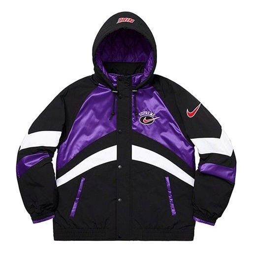 Bomberjakke Supreme Hooded Sports Jacket Lilla | SUP-SS19-10139