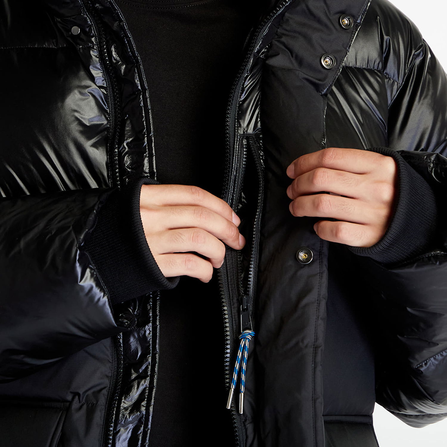 Puffer jakke adidas Originals Mid Puffer Jacket Black Sort | IR7133, 1