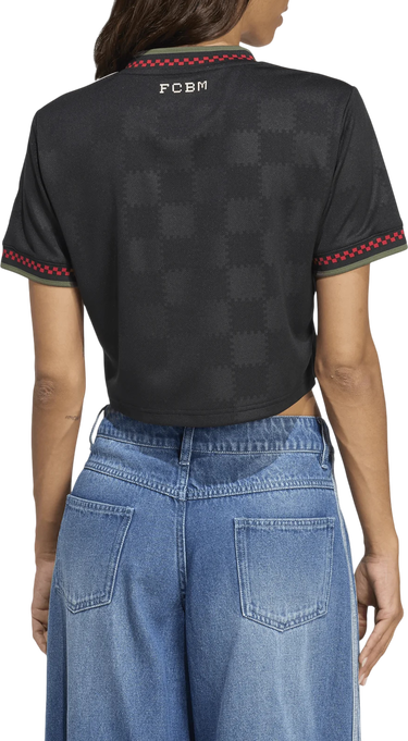 Jersey adidas Performance FC Bayern Munich 25/26 Women's Cropped Third Jersey Sort | KE6800, 2