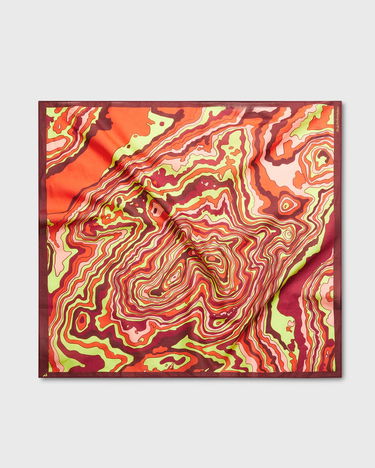 Tørklæde Peak Performance Topographic Print Bandana Flerfarvet | G79389070, 0