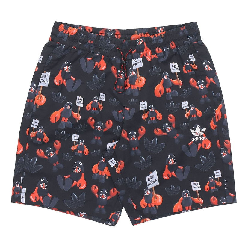 Badetøj adidas Originals Casual Cozy Shorts Sort | HA4697