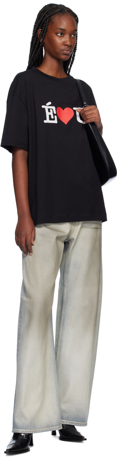 T-shirt Études Études 'ÉLU' Relax T-Shirt Sort | H24MMTSH137-99, 3
