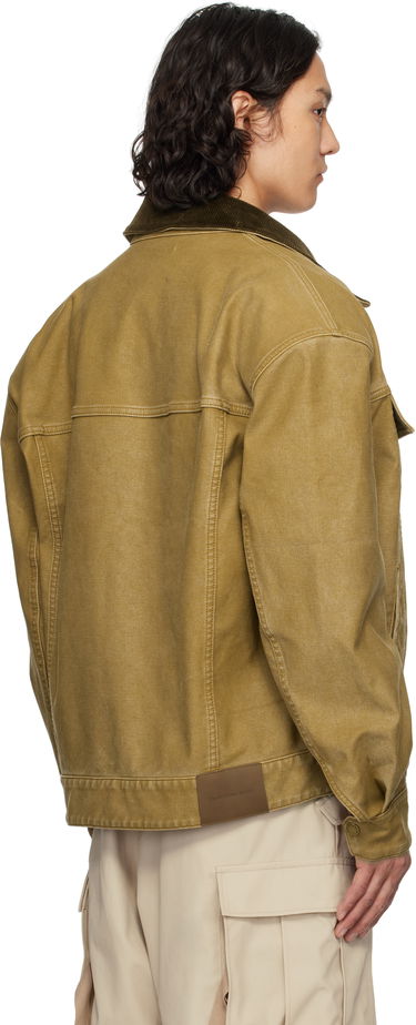 Jakke Feng Chen Wang Feng Chen Wang Washed Canvas Workwear Jacket Gul | FUS19JK11, 2