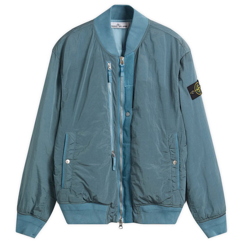 Bomberjakke Stone Island Nylon Metal EcoNyl PrimaLoft Bomber Jacket Turkis | K2S154100038-V002B