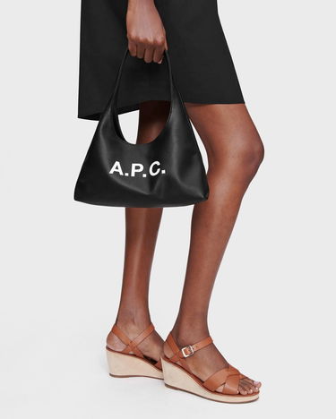 Håndtaske A.P.C. BABY NINON SHOULDER Sort | PUAAT-F67027-LZZ, 2