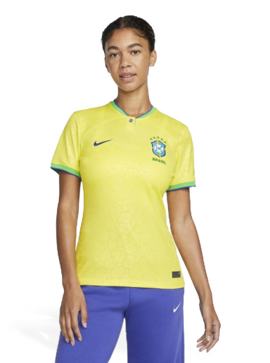 Jersey Nike Brazil 2022/23 Stadium Home Women's Dri-FIT Football Shirt Gul | DN0756-740