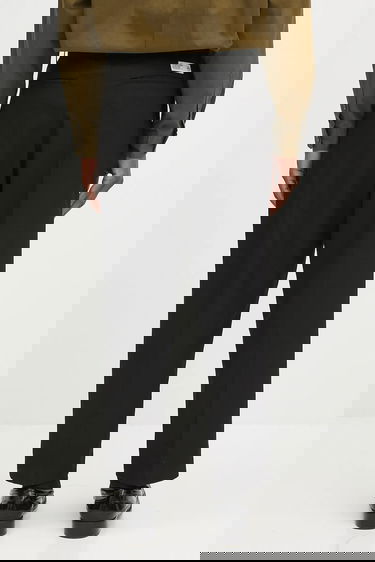 Bukser Neighborhood NEIGHBORHOOD Two Tuck Pants Sort | 242SPNH.PTM07, 2