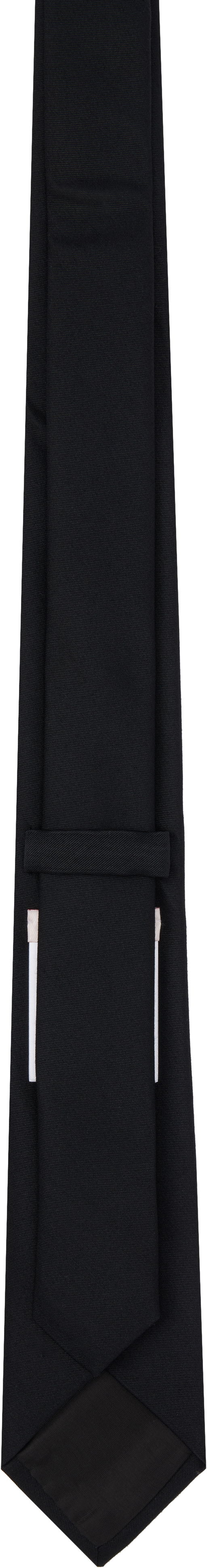 Bælter Valentino Valentino Garavani Wool & Silk Valentie Tie Sort | 6Y2EV194ZFD, 1