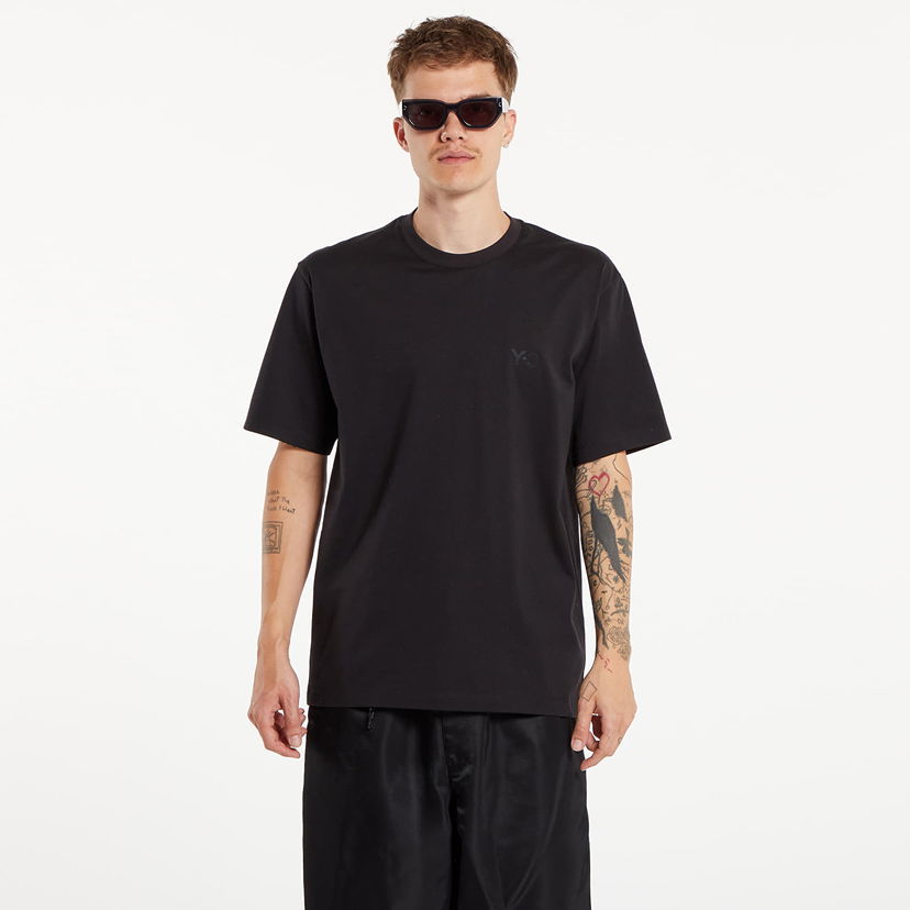 T-shirt Y-3 Regular Short Sleeve Tee Black Sort | IW0066