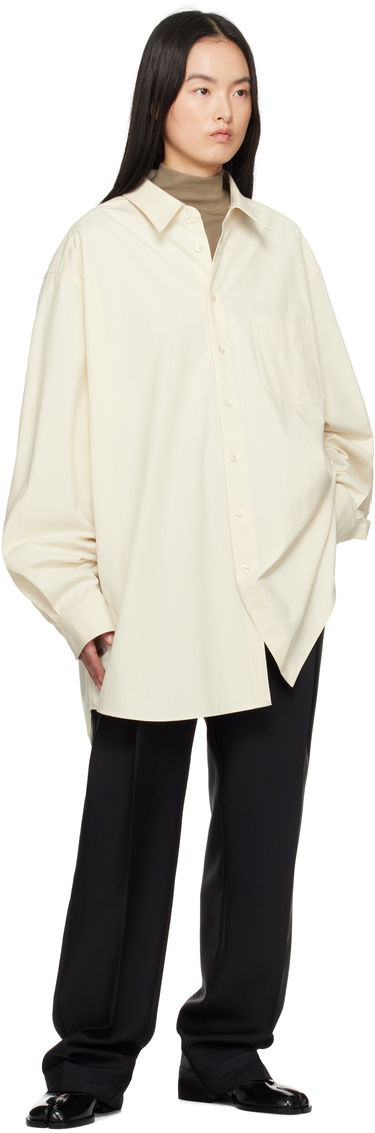 Skjorte Maison Margiela Maison Margiela Oversized Shirt Hvid | S51DT0017 S54352, 3