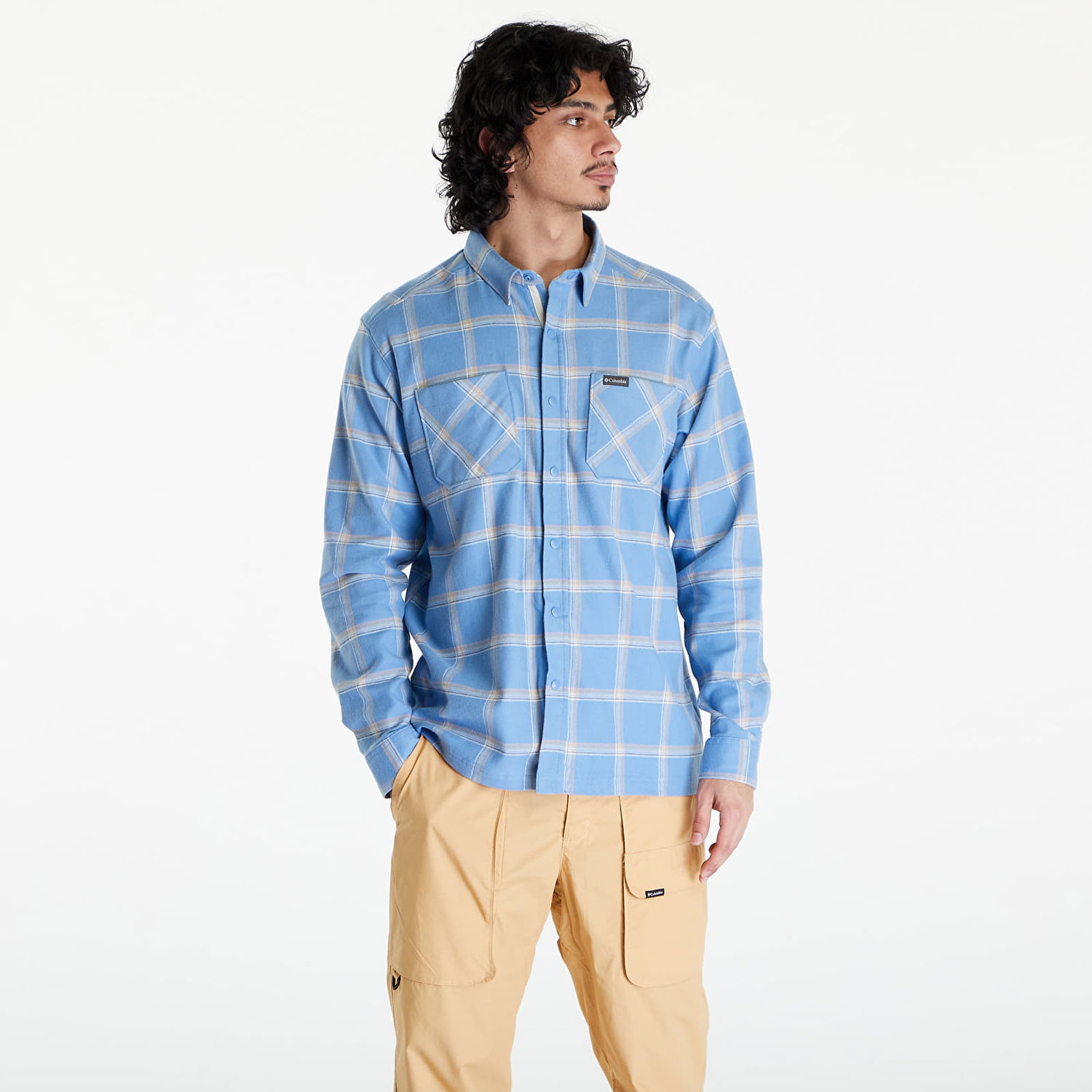 Skjorte Columbia Landroamer Woven Long Sleeve Shirt Blue Blå | 2072741479, 0