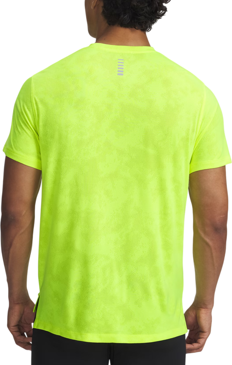 T-shirt Under Armour Under Armour UA Launch Camo Short Sleeve T-Shirt Gul | 6006098-731, 1