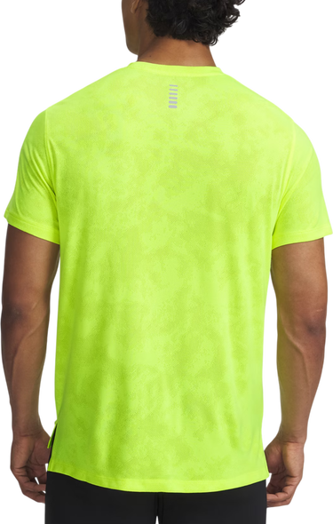 T-shirt Under Armour Under Armour UA Launch Camo Short Sleeve T-Shirt Gul | 6006098-731, 1