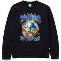 Sweatshirt HUF nero Sort | pf00521-black, 0