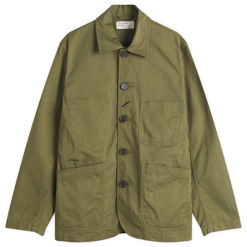 Jakke Universal Works Universal Works Bakers Jacket Grøn | 00102-LOV