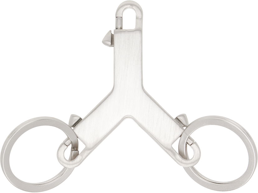 Nøgleringe Rick Owens Rick Owens Concordians Cerberus Keychain Metalisk | RA02E0789 MET