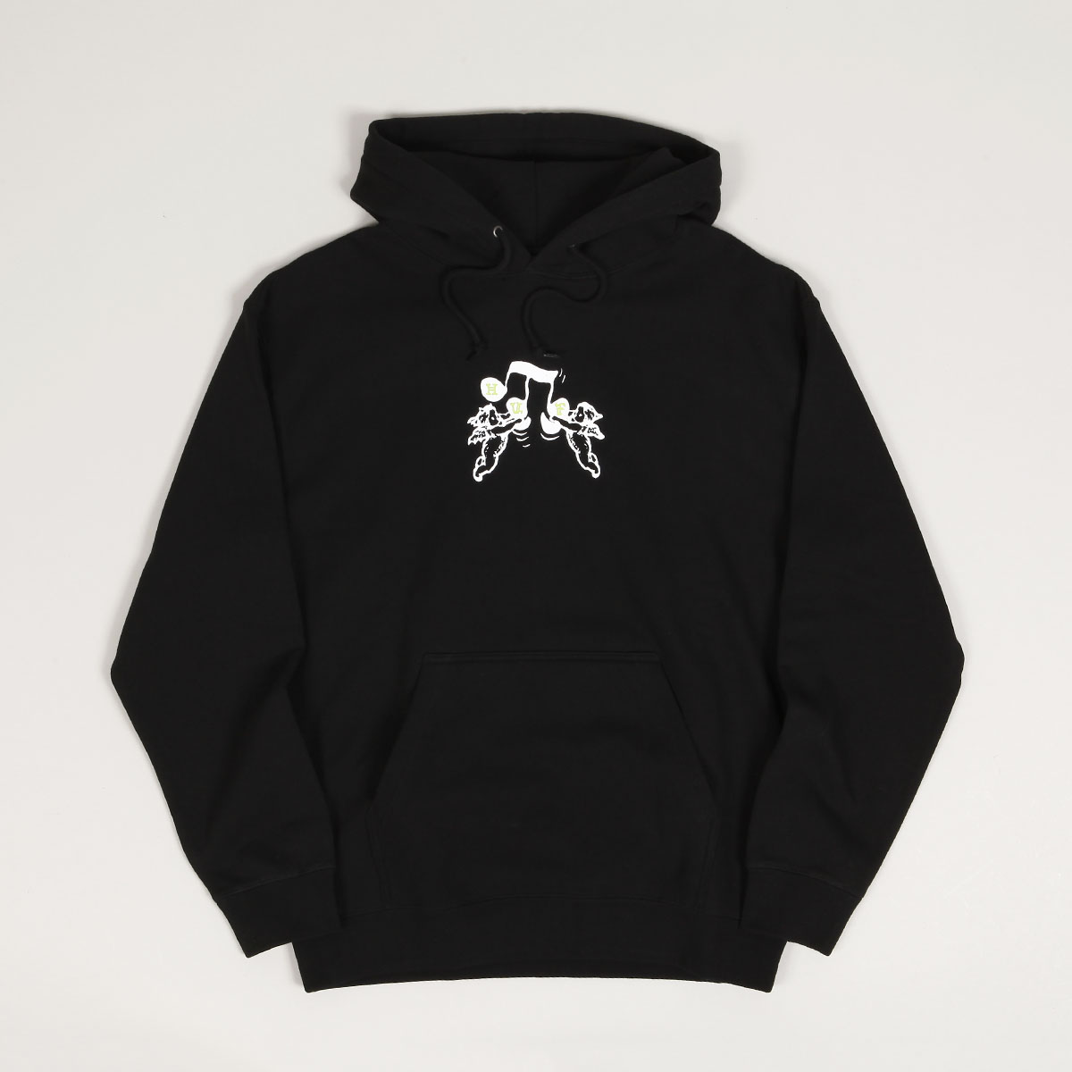 Sweatshirt HUF Song Graphic Print Hoodie Sort | pf00681-black, 1