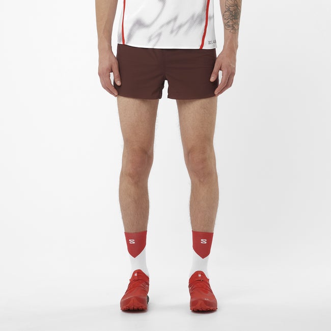 Shorts Salomon S/Lab Speed 3" Running Shorts Brun | LC2692600