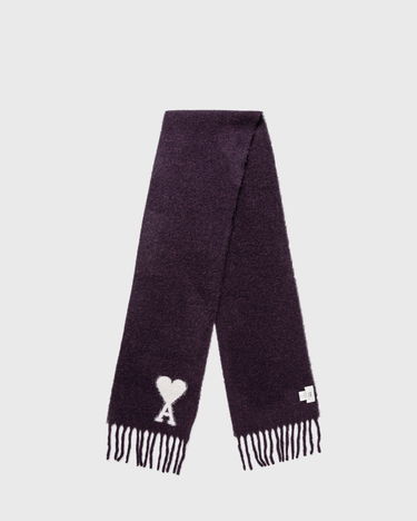 Tørklæde AMI Oversize Scarf With Fringe Lilla | USF422.AW0054-504, 0