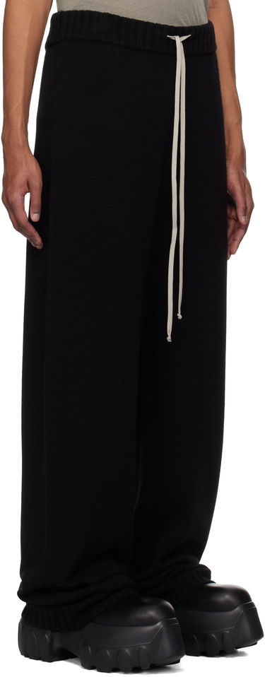Joggingbukser Rick Owens Rick Owens Hollywood Track Lounge Pants Sort | RU01E5668 KLWS, 1