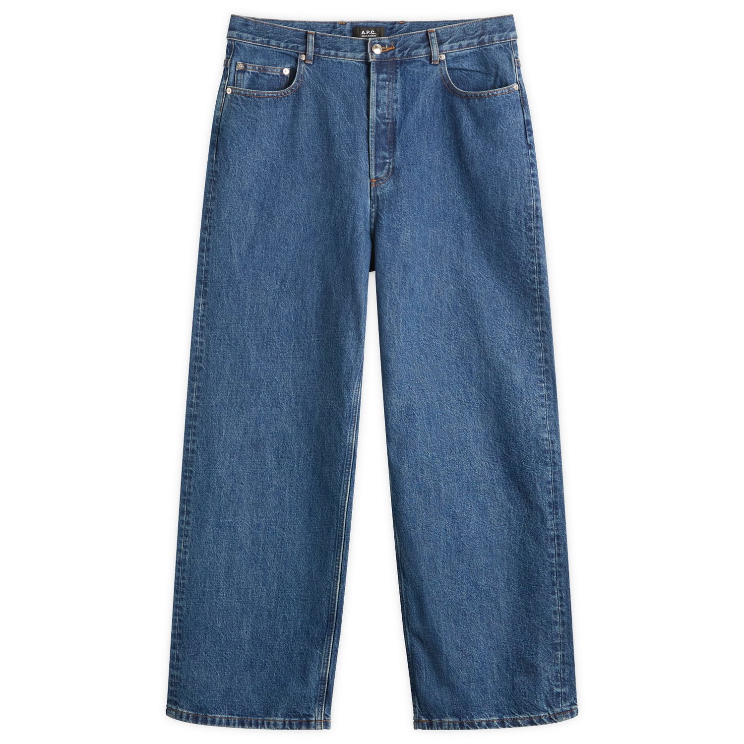 Jeans A.P.C. A.P.C. Aaron Wide Leg Jeans 30 Blå | COHJK-H09182-IAL, 0