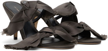 Sneakers og sko The Row Vika Knot Heeled Sandals Grå | F1569-W326, 3