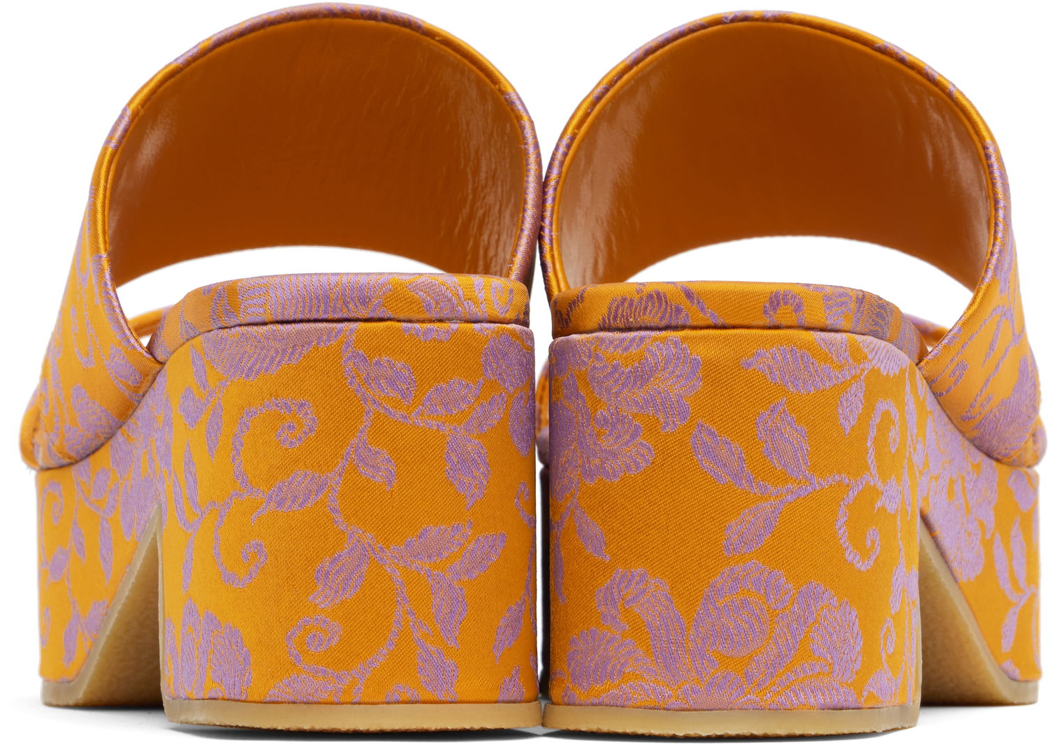 Tilbehør Dries Van Noten Dries Van Noten Platform Heeled Sandals Gul | WS251-1637-730, 1