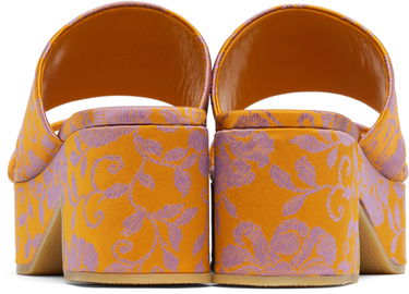 Tilbehør Dries Van Noten Dries Van Noten Platform Heeled Sandals Gul | WS251-1637-730, 1