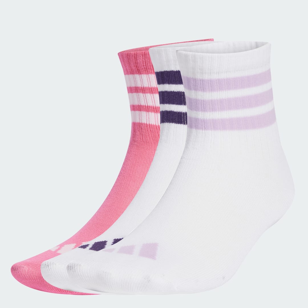Sokker adidas Performance Ribbed Quarter Socks - 3 Pairs Lyserød | JW3413, 0