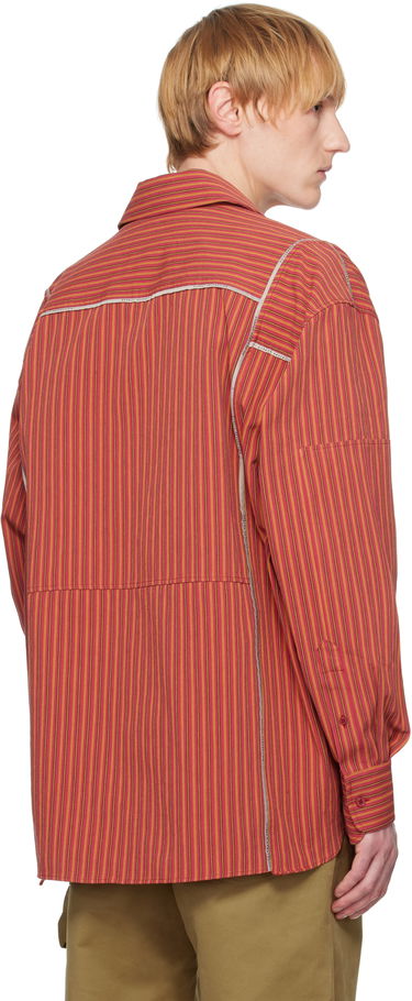 Skjorte Martine Rose Martine Rose Cut Overshirt Rød | 467WS14111, 2