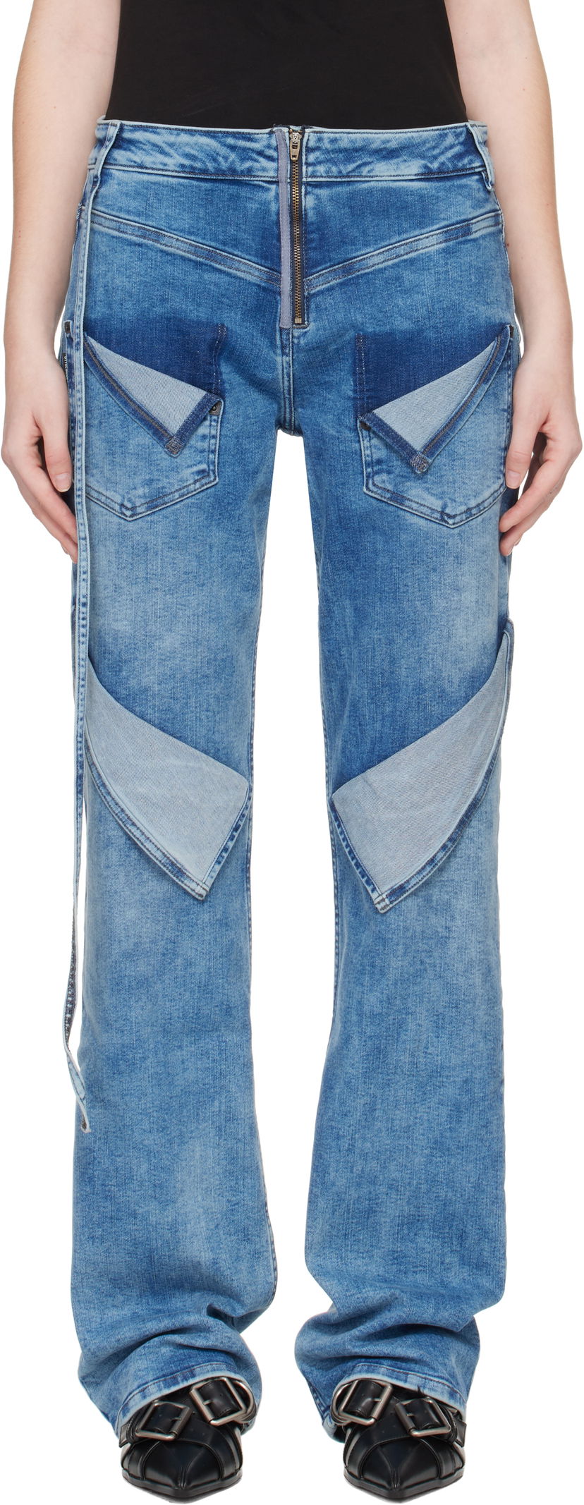 Jeans Ottolinger Ottolinger Loose Fit Jeans Blå | 117-202817-02
