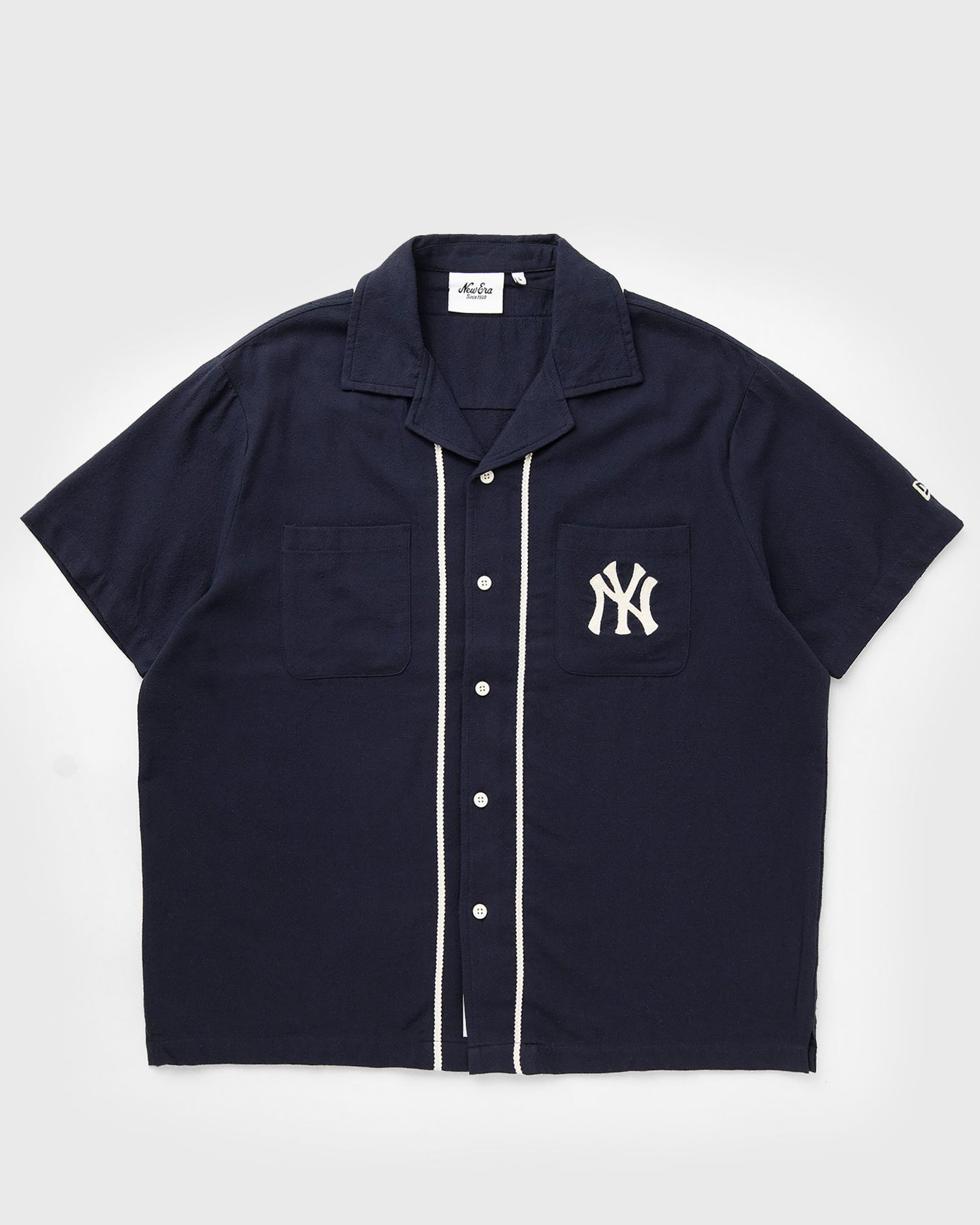 Skjorte New Era Piping Revere Shirt New York Yankees Mørkeblå | 60756034, 0