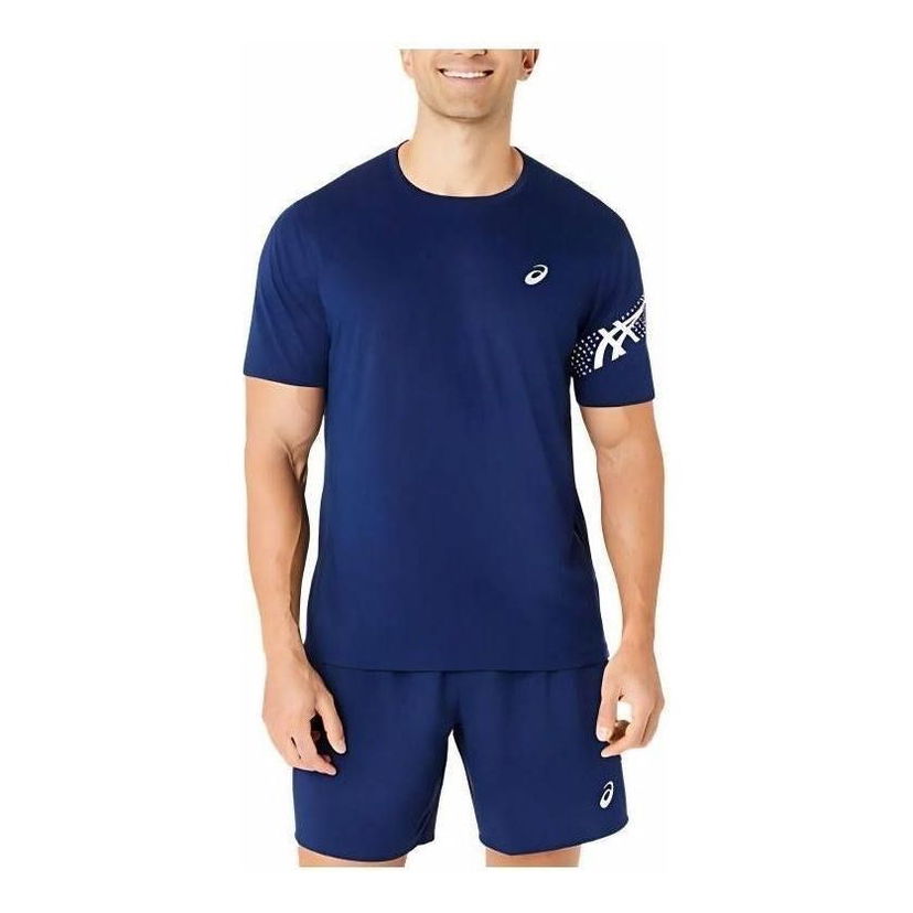 T-shirt Asics Icon Short Sleeve T-Shirt Blå | 2011C836-200